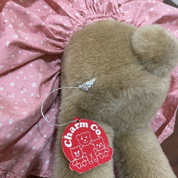 Vintage 1980's Exclusively Made In Japan Charm Co Plush Momma Bunny With Babies - Picture 7 of 9